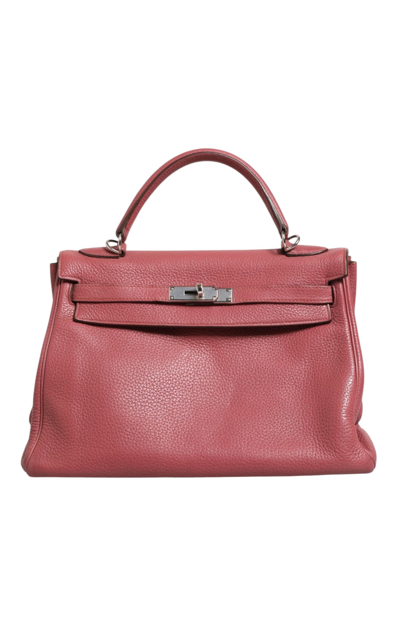 Kelly 32 Rouge H Togo Retourne Palladium