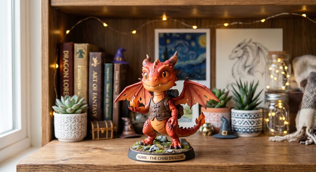 Ignis, the Chibi Dragon