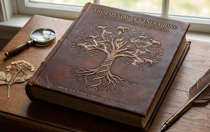 Reproduction: Creating new, similar organisms (heredity)